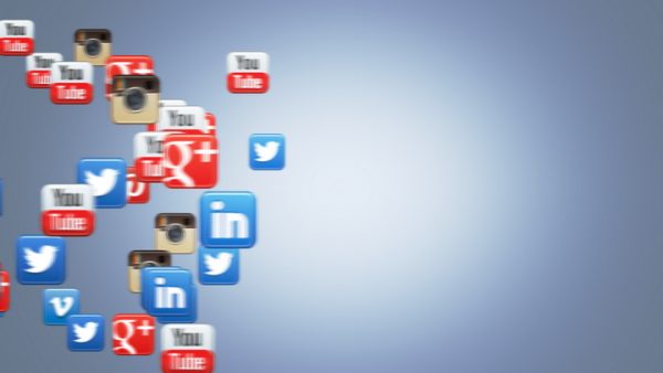 Social Icons Floating Youtube